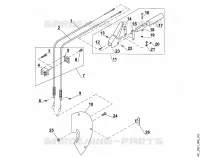 C   Poignee d`embrayage pour Stihl VH 550